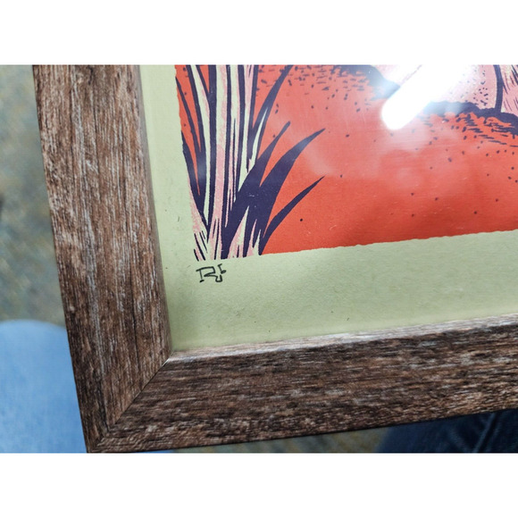 Signed Ryan Besch LE 47/100 Dogfish Head Brewery Print Mango Smoovie Framed Rare - Picture 3 of 7